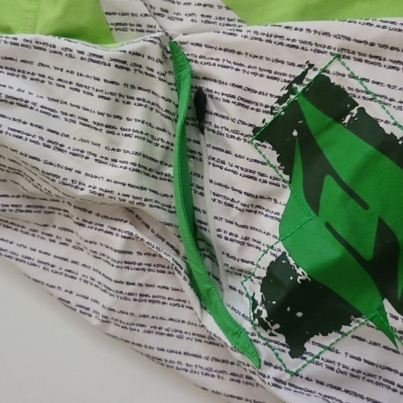 𝅺3/$20 Hyperlite WakeMFG Green/White Board Shorts - Picture 2 of 8